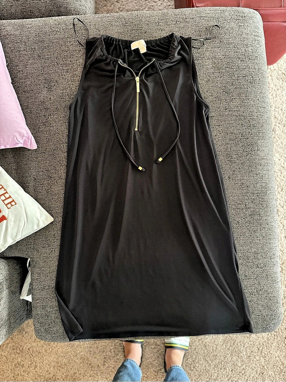 Michael Kors Black Mini Dress Size Medium Like New